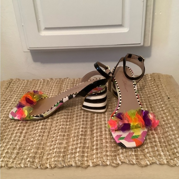Betsey Johnson Colorful Open Toe Sandals - Picture 3 of 7